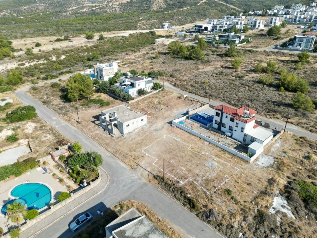 TWIN VILLA WITH POOL FOR SALE IN KYRENIA/ÇATALKÖY WITH MOUNTAIN AND SEA VIEW