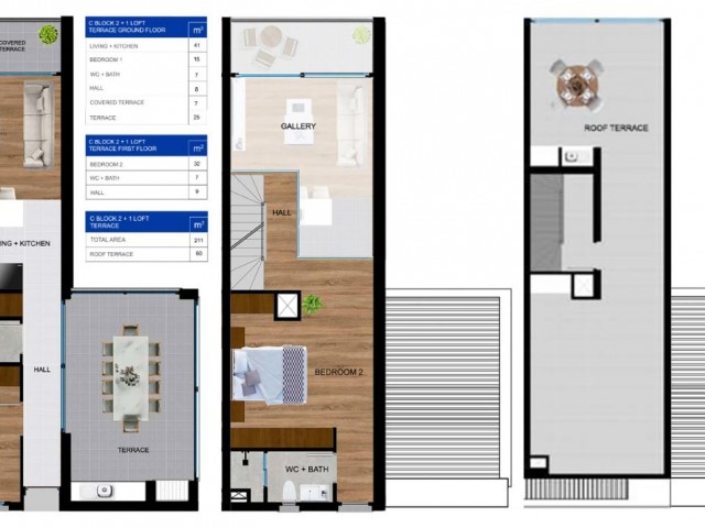 2+1 LOFT FLATS FOR SALE IN TATLISU (Delivery Date May 2026)