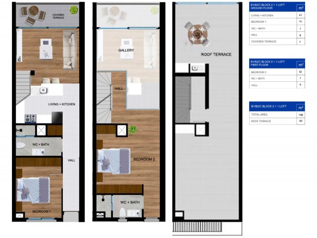 2+1 LOFT-WOHNUNGEN ZUM VERKAUF IN TATLISU (Liefertermin Mai 2026)