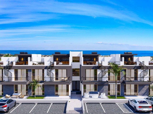 AT THE PROJECT STAGE IN KYRENIA LAPTA (Studio, 1+1, 2+1, 3+1 Apartments and 4+1, 5+2, 6+2 Villas)