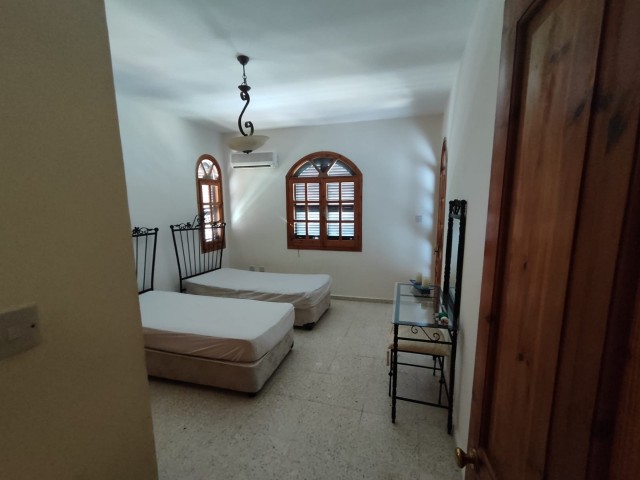 5+2 POOL VILLA FOR SALE IN KYRENIA LAPTA, THERE ARE 15 OLIVE TREE IN ITS GARDEN