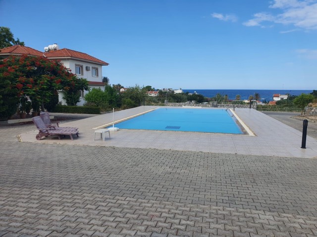 GIRNE ALSANCAK FOR SALE TWIN VILLA WITH SHARED POOL ON A SITE, 100 METERS TO THE BEACH