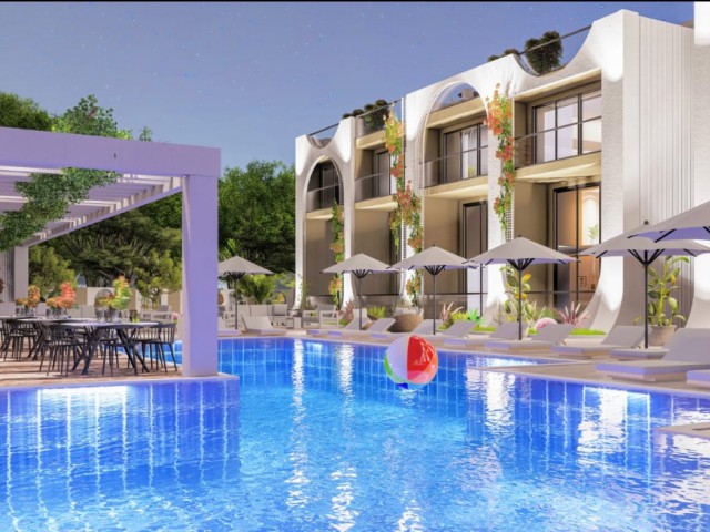 AFFORDABLE AND HIGH M2 VILLA TYPE LOFT FLATS IN GIRNE BAHÇELİ (PRICE STARTING FROM 155 THOUSAND STG)