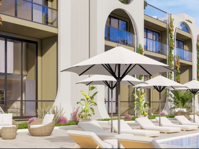 AFFORDABLE AND HIGH M2 VILLA TYPE LOFT FLATS IN GIRNE BAHÇELİ (PRICE STARTING FROM 155 THOUSAND STG)