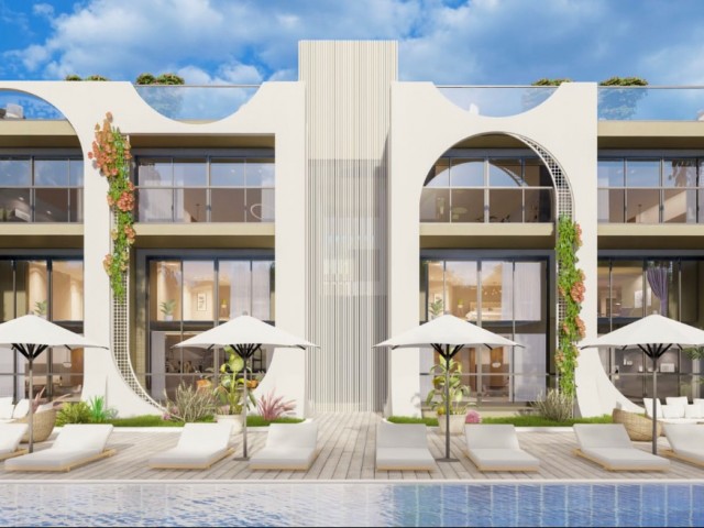 AFFORDABLE AND HIGH M2 VILLA TYPE LOFT FLATS IN GIRNE BAHÇELİ (PRICE STARTING FROM 155 THOUSAND STG)