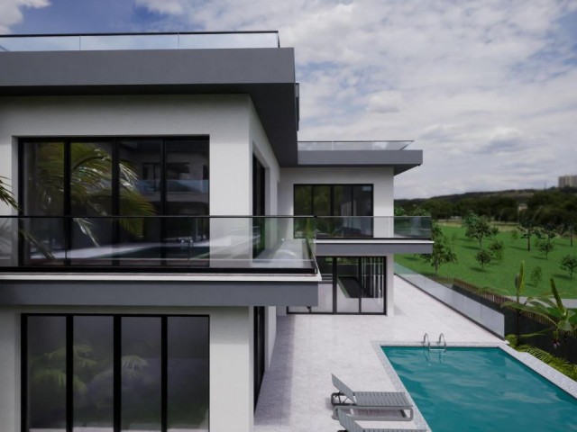 4+1 VILLA-PROJEKT MIT POOL ZUM VERKAUF IN DER REGION GİRNE EDREMİT GAU