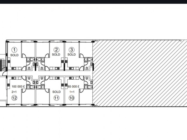 1+1 WOHNUNG ZUM VERKAUF IN GİRNE KARAOĞLANOĞLU