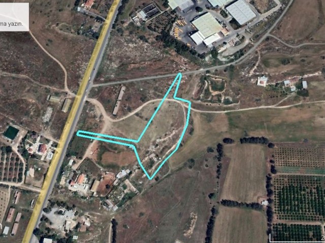 7.5 decare land with official road and zoning, close to Güzelyurt METU circle and Lara Restaurant. Equivalent title deed.