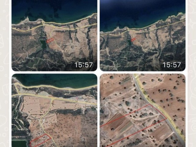 Mersinlik Kyrenia (Esentepe region, 10 Cyprus acres, 13380 m2, on an asphalt road, 35% zoning, road,