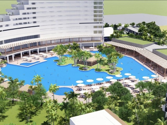 Famagusta New Iskele, 14. Etage im Grand Sapphire Project, nahe am Meer. Ideal für Investitionen oder für den Aufenthalt im Hotelkonzept in Ihrem neuen Zuhause...