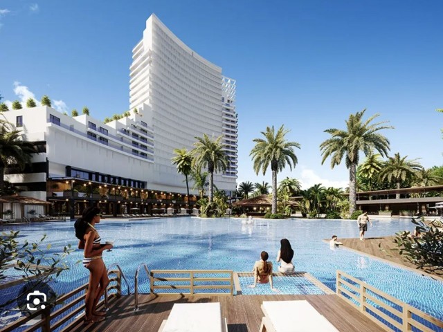 Famagusta New Iskele, 14. Etage im Grand Sapphire Project, nahe am Meer. Ideal für Investitionen oder für den Aufenthalt im Hotelkonzept in Ihrem neuen Zuhause...