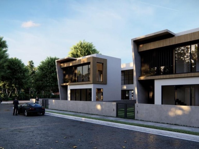 FERTIGGESTELLTE 4+1 VILLA ZUM VERKAUF IN NICOSIA YENİKENT