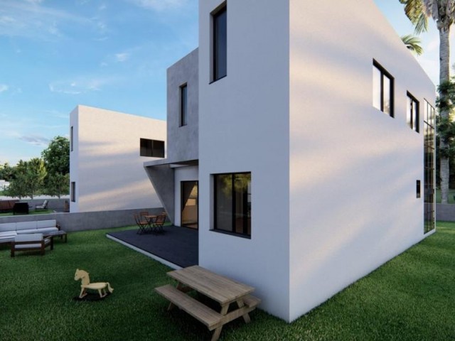 FERTIGGESTELLTE 4+1 VILLA ZUM VERKAUF IN NICOSIA YENİKENT