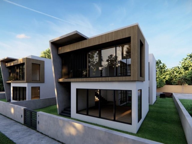 FERTIGGESTELLTE 4+1 VILLA ZUM VERKAUF IN NICOSIA YENİKENT