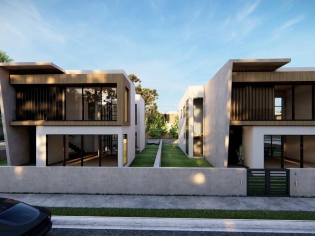 FERTIGGESTELLTE 4+1 VILLA ZUM VERKAUF IN NICOSIA YENİKENT