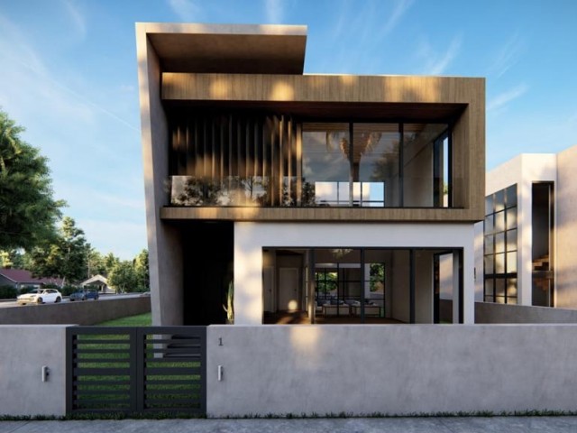 FERTIGGESTELLTE 4+1 VILLA ZUM VERKAUF IN NICOSIA YENİKENT