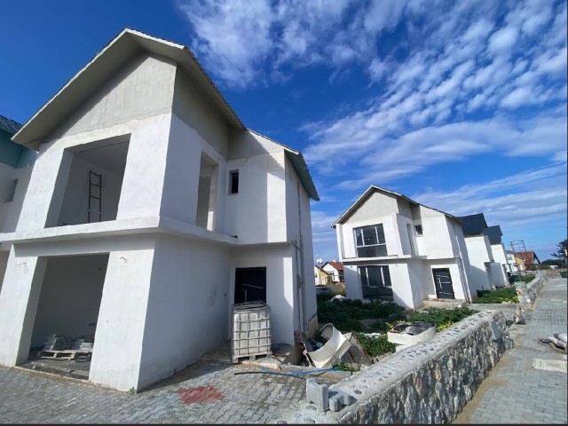 2+1 GARDEN TWIN VILLAS FOR SALE IN GIRNE KARSIYAK