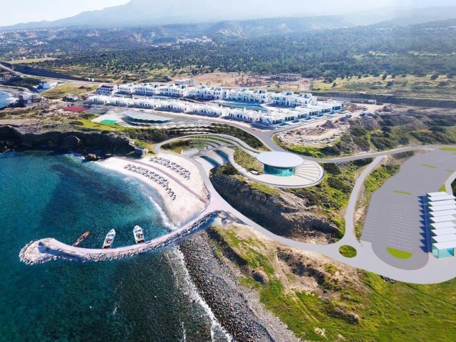 2+1 VILLA ZU VERMIETEN IN ESENTEPE BAŞTAŞLAR COVE, DIREKT AM MEER