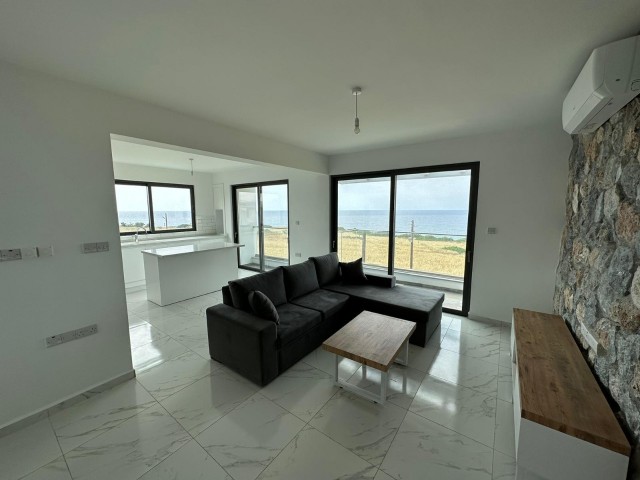 3+1 NEW PENTHOUSE WITH MOUNTAIN AND SEA VIEW FOR SALE IN GIRNE ESENTEPE WITH PRIVATE TERRACE, FULLY EQUIPPED AND CHIC DESIGN, VAT PAID