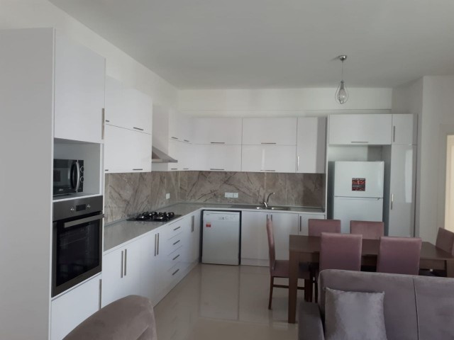 Site with pool, 3+1 fully furnished, brand new flat in Zeytinlik....2 dept, 1 rent, 1 commission