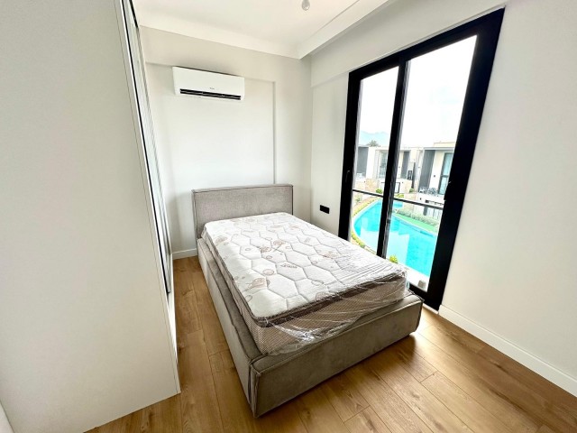 Brandneue, voll möblierte 3+1-Luxus-Duplexwohnung zur Miete in Kavanlar, Loft-Standort in Karaoğlanoğlu