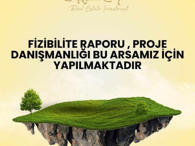 2.5 acres of Turkish cob villa land for sale in Çatalköy