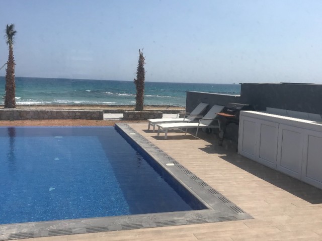 3+1 BEACHFRONT 3+1 VILLA FOR SALE WITH SEA view FROM THE SEA ** 