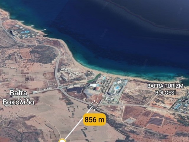 LAND FOR SALE in BAFRADA hotels area, each with a separate acre, at the pier from the sea