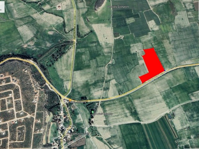 34 ACRES OF LAND FOR SALE ON ISKELE LEFKOŞA MAIN ROAD