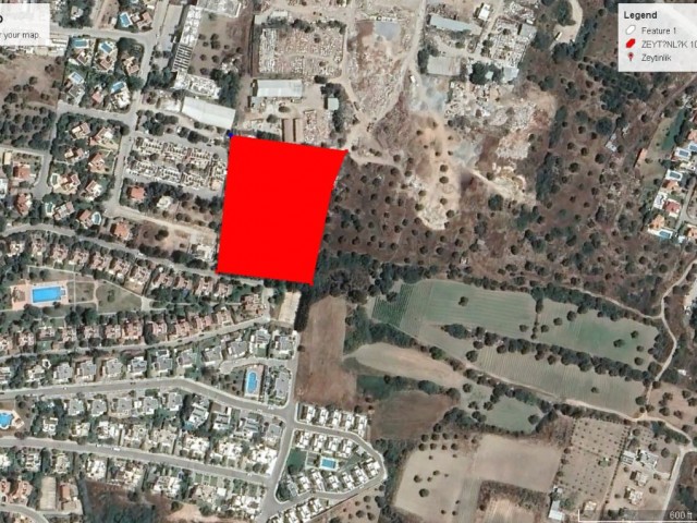 8 ACRES AND 3 HOUSES FOR SALE WITH ZONING AND INFRASTRUCTURE READY FOR CONSTRUCTION OF COMPLEXES AND VILLAS WITH SEA VIEW IN OLIVE GİRNE OLIVE GROVE