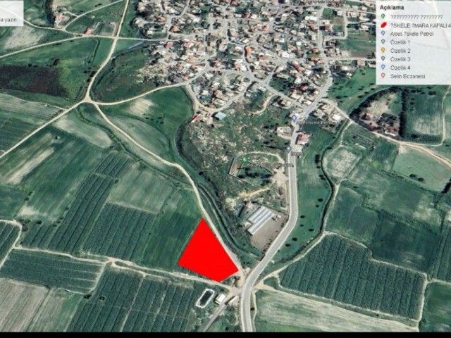 6020 M2 LAND FOR SALE IN THE NEW DEVELOPMENT ZONE IN İSKELE, SUITABLE FOR VILLA AND COMPLEX CONSTRUCTION Adem Akın 0533 831 49 49