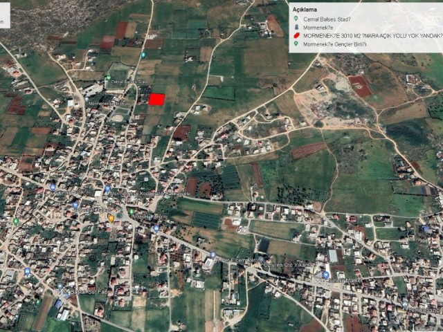 GREAT LOCATION IN MORMENEKSE, SUITABLE FOR VILLA CONSTRUCTION, LAND FOR SALE 3010 M2 AT BARGAIN PRICE Adem Akın 05338314949