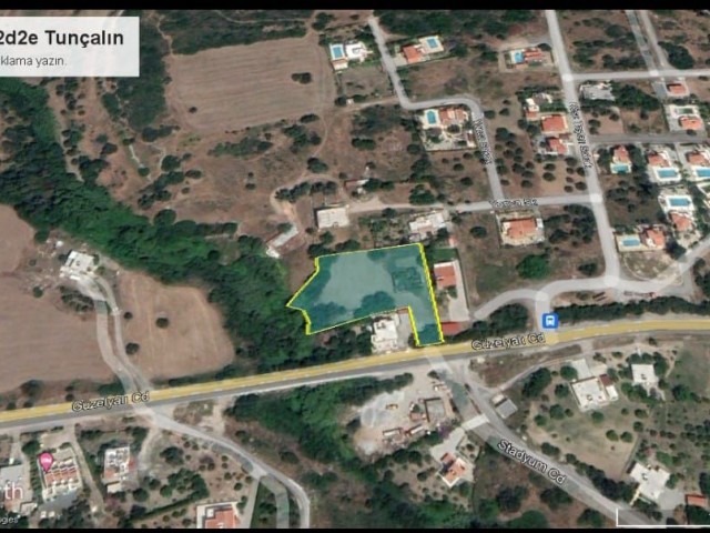 LAND FOR SALE IN KYRENIA KARŞIYAKA WITH SEA VIEW IN GREAT LOCATION, ZERO TO THE MAIN ROAD 2.5 TERM ADEM AKIN 05338314949