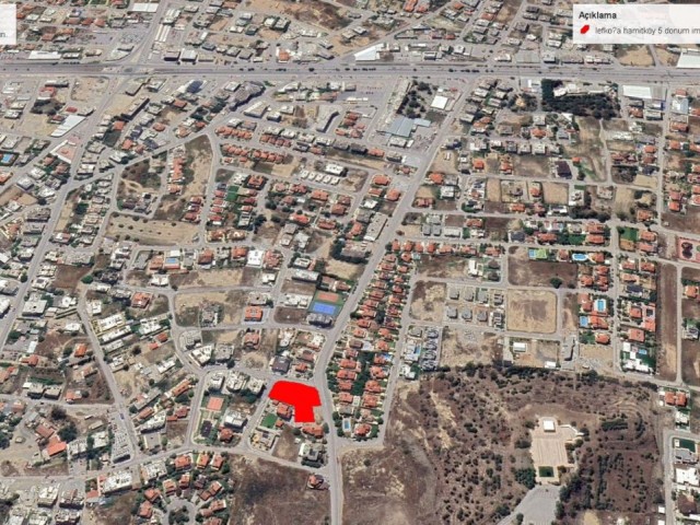 5 acres of land for sale in EXCELLENT LOCATION IN NICOSIA HAMITKOY ADEM AKIN 05338314949
