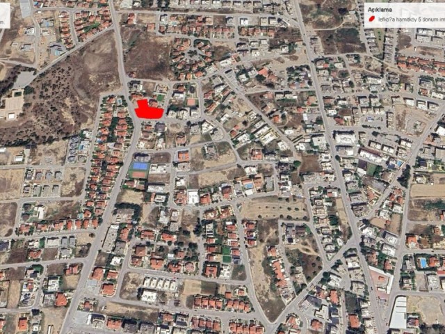 5 Hektar Land zum Verkauf in AUSGEZEICHNETER LAGE IN NIKOSIA HAMITKOY ADEM AKIN 05338314949