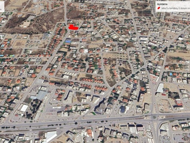 5 acres of land for sale in EXCELLENT LOCATION IN NICOSIA HAMITKOY ADEM AKIN 05338314949