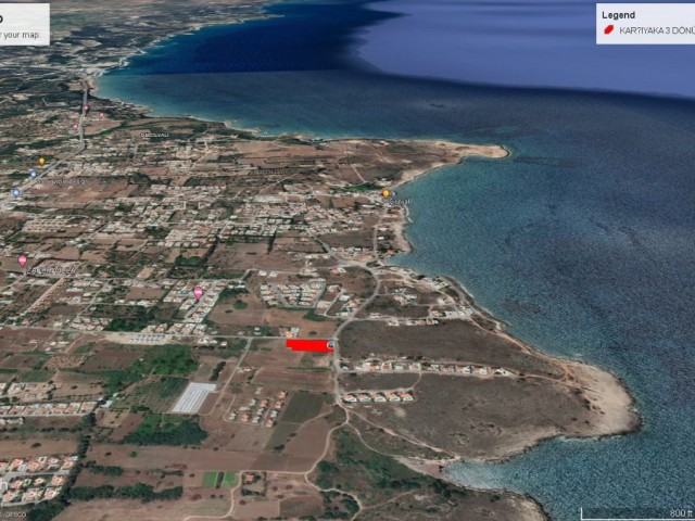 LAND FOR SALE IN KYRENIA KARŞIYAKA, ZERO TO THE SEA 3345 M2 (2.5 ) DOCTORS ADEM AKIN 05338314949