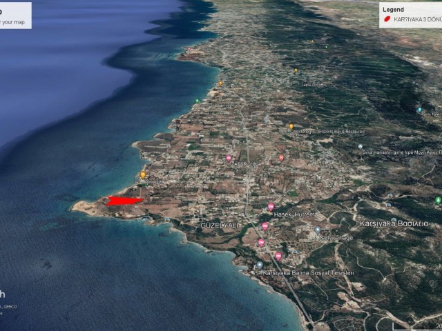 IN GIRNE KARŞIYAKA THE PERFECT LAND FOR THE SEEKERS OF LAND FOR A COMPLEX OR VILLA IS AVAILABLE FOR SALE AT AN AWESOME PRICE.