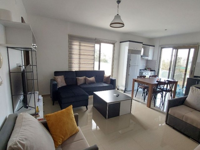 140 square meter two bedroom penthouse unit (1+2) with sea and lake view in Famagusta