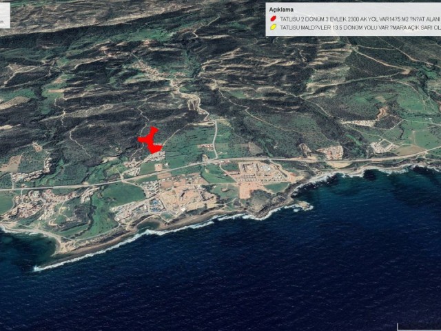 16325 M2 LAND FOR SALE IN GIRNE BAHÇELİ WITH A WONDERFUL SEA VIEW ADEM AKIN 05338314949