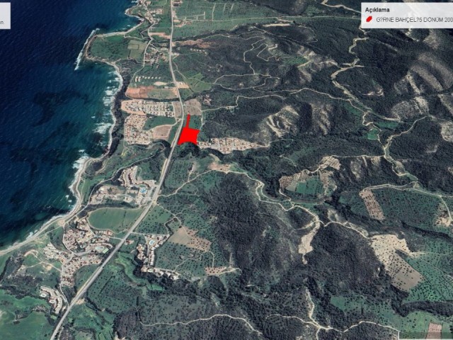 15713 M2 GRUNDSTÜCK ZUM VERKAUF IN GIRNE BAHÇELİ MIT MEERBLICK ADEM AKIN 05338314949