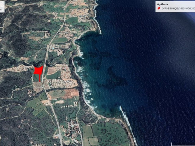 15713 M2 LAND FOR SALE IN GIRNE BAHÇELİ WITH SEA VIEW ADEM AKIN 05338314949