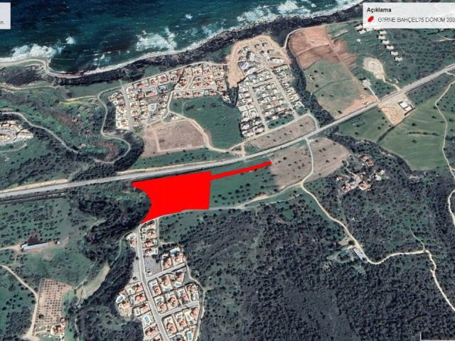 15713 M2 GRUNDSTÜCK ZUM VERKAUF IN GIRNE BAHÇELİ MIT MEERBLICK ADEM AKIN 05338314949