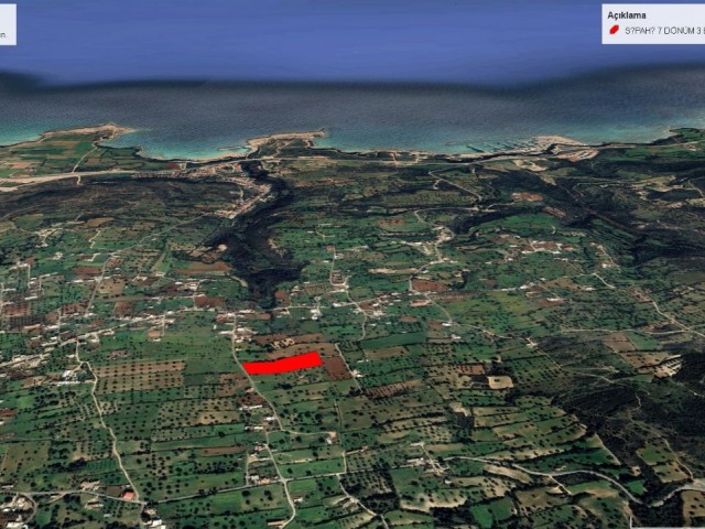 SEA VIEW IN SİPAHİ 9366 M2 LAND FOR SALE ADEM AKIN 05338314949