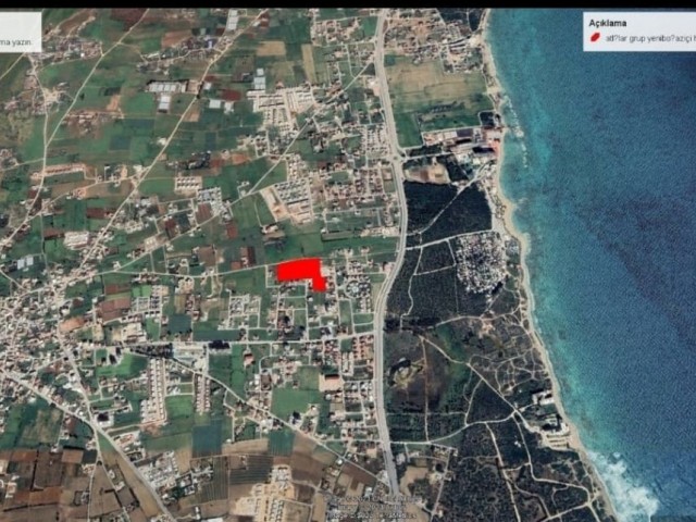 GREAT LOCATION IN YENİBOGAZİ, SUITABLE FOR A SITE CONSTRUCTION 17.650 M2 LAND FOR SALE 5 MINUTES FROM THE SEA ADEM AKIN 05338314949