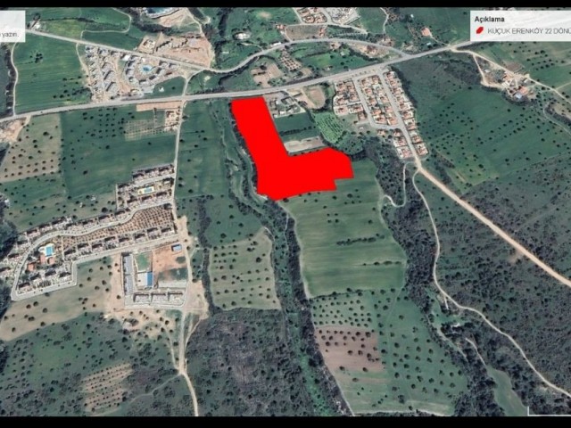 29436 M2 LAND FOR SALE IN TATLISU KÜÇÜKERENKOY WITH ZERO AND SEA VIEW ON MAIN ROAD ADEM AKİN 05338314949