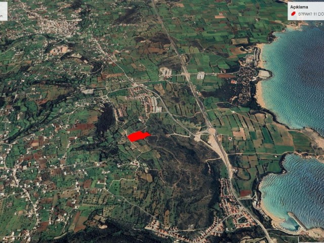 14383 M2 LAND FOR SALE IN SİPAHİ, WITH MOUNTAIN AND SEA VIEW, IN A WONDERFUL LOCATION ADEM AKIN 05338314949