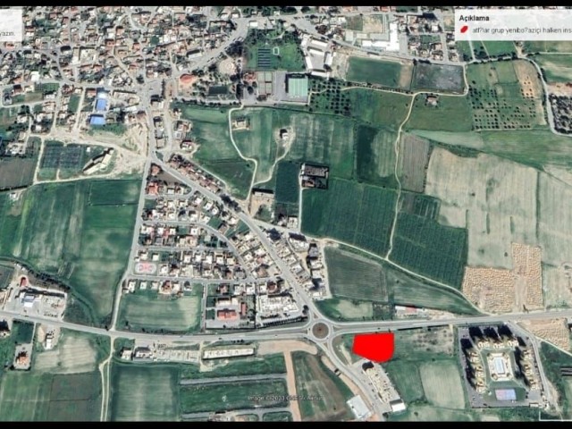 İSKELE CENTER UNIMAR CIRME GREAT LOCACION, 3020 M2 LAND FOR SALE ADEM AKIN 05338314949