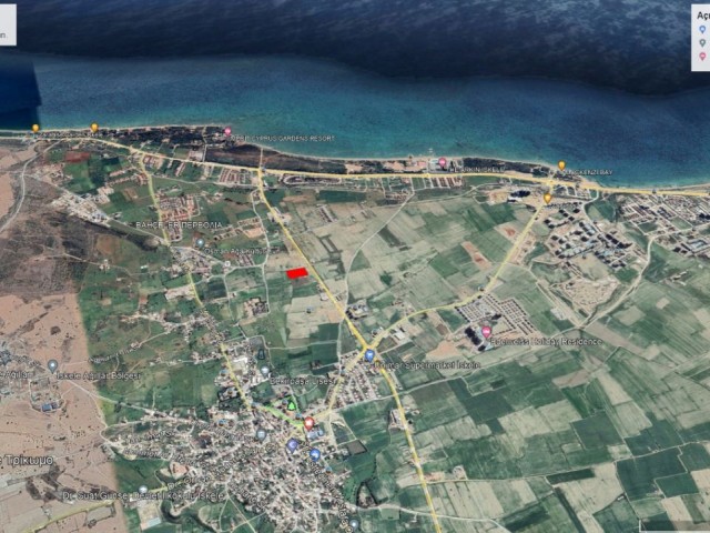 LAND FOR SALE ADEM AKIN 05338314949 WITH AVAILABLE ROAD ONLY 5 MINUTES TO THE SEA IN ISKELE GARDENS WALKING DISTANCE