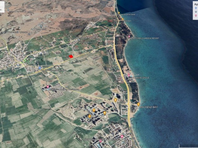 LAND FOR SALE ADEM AKIN 05338314949 WITH AVAILABLE ROAD ONLY 5 MINUTES TO THE SEA IN ISKELE GARDENS WALKING DISTANCE